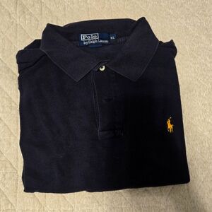 Polo by Ralph Lauren navy polo shirt. Size XL.